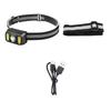 Luz de Carrera COB de Amazon Luz de Carga USB Luz LED COB Proyector Luz Frontal para Camping al Aire Libre Faro