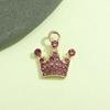 Pingente Coroa Pingente Acessórios Liga Diamante Acessórios de Joia DIY Nicho Senso de Design Pulseira Feminina Vestido Colar