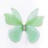 Mariposa de tul tridimensional de doble capa de 4,5 cm, accesorios DIY, tocado Hanfu, materiales para fotografía, decoración de regalo para el hogar