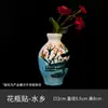 Imanes de Refrigerador de Cerámica Jingdezhen, Lugares Escénicos, Pegatinas Decorativas para Cafetería, Manualidades de Cerámica Estilo Dibujo Animado Lindo Pintadas a Mano