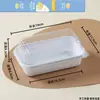 Caixa de embalagem de rolo de bolo Rolo suíço japonês cortado rolo de carinho Pastelaria de cozimento chinês Pastelaria de sobremesa Caixa crocante de pêssego