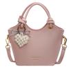 Bolso de Cubo de Moda de Estilo Coreano 2025 Nuevo Bolso de Hombro Casual Simple Primavera y Verano Combinación con Todo Bolso Cruzado
