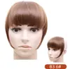 Flequillo Postizo de Comercio Exterior Pieza de Peluca para Mujer Sin Costuras Fibra Química con Patillas Pieza Única Flequillo Espeso Extensión de Cabello Venta al Por Mayor
