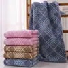 Algodón Jacquard 34*75 Bordado de Hojas Engrosado Adulto Toalla Grande 32 Hilos Regalo Deportes Toalla Diaria Venta al por Mayor