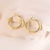 Pendientes de Aro Redondos Lisos Geométricos Minimalistas de Aguja Plateada Pendientes de Personalidad Transfronterizos Europeos y Americanos Pendientes de Diseño Versátil para Mujer