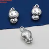 Accesorios de Plata de Ley 99 Pies Serpiente del Zodiaco de Plata Sanhe Accesorios Retro Vestido Plata Dura 3D Material de Cuentas Hecho a Mano DIY
