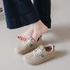 2025 Nuevos Zapatos Blancos para Mujer Otoño Nuevo Estilo Coreano Ins Estudiantes Femeninas Casual Deportes Tenis Versátiles Street Shooting K3909