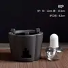 Estufa de alcohol de arena púrpura creativa estufa para preparar té tetera viaje al aire libre juego de té kung fu infusor de té lámpara de alcohol calentador de té