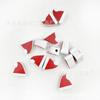Nova Arte 20MM Contas de Madeira Brancas Estampadas Cor de Boneco de Neve de Natal Contas de Madeira DIY Decoração de Casa para Feriados Contas de Madeira