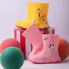 Dopamina Estilo Multi-Desenho Em Estoque Meio da Panturrilha Crianças Grandes Crianças do Ensino Fundamental Galochas Botas de Água Antiderrapante Leve Dropshipping