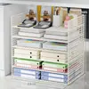 Organizador de archivos para debajo del escritorio, estante de almacenamiento vertical para documentos y archivos A4 para estaciones de trabajo de oficina, gabinete de almacenamiento de oficina vertical