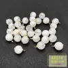 Moda Hebilla de Perla Artificial Cosida a Mano Colgante de Cristal Tirador de Cremallera Campana Ropa Bolsas Zapatos Accesorios DIY Metabo