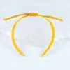 Pulsera semiacabada DIY y cordón de nudo tejido a mano con cuentas y cierre de seguridad, cordón rojo para el año del zodiaco, en stock