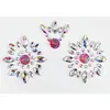Pegatinas de tatuaje de diamante adhesivas personalizadas para el pecho para fiestas, bailes y actuaciones europeas y americanas, pegatinas decorativas de diamante acrílico para el pecho