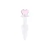 Tapón Anal de Cristal Transparente, Herramienta de Entrenamiento Trasero, Juguete Sexual Sm, Juguete Sexual Alternativo, Dildo para Masturbación, Dropshipping