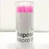 Palo para pestañas tatuaje bordado algodón en frasco bastoncillo de algodón plantado de pestañas postizas palo de limpieza desinfección algodón de limpieza de maquillaje desechable