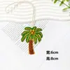 Al por mayor transfronterizo Hecho a mano con cuentas Árbol de coco Fresa Colgante Bolsa Ropa Llavero Accesorios Materiales Decorativos DIY