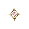 Aretes Serie Oro Rosa F136 Aleación de Titanio 2 Piezas G23 Titanio Rosca Interna Zirconia Studs Labret Aretes Joyería para Piercing