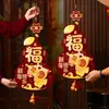 Decoraciones Colgantes de Año Nuevo de la Oveja 2027, Colgantes de Carácter de Fortuna del Festival de Primavera, Ambientación de Atmósfera para Sala de Estar, Artículos de Decoración de Año Nuevo