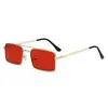 Nuevas Gafas de Sol Metálicas de Marco Pequeño, Marco Cuadrado Retro, Gafas de Sol para Fotografía Callejera de Hombres y Mujeres, Gafas de Sol Personalizadas, Entrega Directa de Fábrica