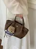 Bolsa Cesta de Legumes Vintage Fosca para Mulheres, Bolsa de Mão Versátil de Alta Qualidade, Bolsa Nuvem, Nova Bolsa de Ombro Transversal Bolinho 2026