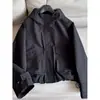 2026 Jaqueta Casual com Capuz Funcional Solta à Prova de Vento Roupa Externa Jaqueta Top Roupa Externa Feminina Atacado H14CW8219