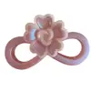Novo Produto Transfronteiriço Outono e Inverno: Presilha de Cabelo Flor Geométrica Colorida, Fashion, Simples, Versátil, Grampo para Penteado Updo na Nuca, Acessório de Cabelo para Mulheres
