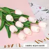Ins Tulip Flor Artificial Casa Decoração de Sala de Estar Mesa de Jantar Vaso Ornamentos de Flores Adereços de Tiro
