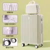 Gradiente Bagagem Case Feminino de Alto Valor de Cor Internet Red Trolley Case 28 Grande Capacidade Estudante Senha Viagem Capa de Couro 26 polegadas