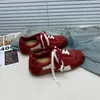 Tênis de Treino Alemão Guyun 2026 Cor de Outono Color Block para Mulheres, Cadarço Bicolor, Moderno, Fashion, Simples, Casual, Esportivo e Estilo Forrest Gump