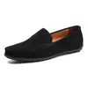Zapatos de Conducir de Gamuza para Hombre de Primavera y Otoño Zapatos Casuales de Hombre Perezoso Suela Suave Antideslizantes Transpirables Mocasines Zapatos de Hombre Talla Grande