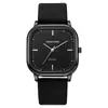 Comercio exterior venta caliente nuevo simple correa cuadrada reloj de hombre reloj de hombre reloj de cuarzo reloj de pulsera fabricantes en stock al por mayor