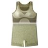 Conjunto de Lingerie Esportiva Modeladora Versátil de Alta Elasticidade à Prova de Choque Absorvente de Choque Anti-Balanço Push-Up Respirável Conjunto Feminino Atacado