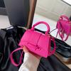 Bolso Mini Elegante de Color Sólido para Mujer, Nuevo Modelo 2026, Bolso de Mano Simple y de Moda, Bolso de Hombro, Bolso Cruzado, Bolso Cuadrado Pequeño de Moda