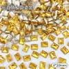 8*10mm Largo Recto Joyería para Uñas Diamante de Punta Inferior Forma Especial Popular en Xiaohongshu Material de Uña Portátil Diamante para Uñas al por Mayor