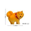 Serie de Auto-Sanación y Calidez Rechazo Perro Shiba Inu No Quiero Pasear Figura de Shiba Inu Estilo K Muñeca Creativa para Hornear y Paisajismo