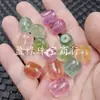 Cuentas redondas de aguamarina azul, cuentas sueltas de jade, cuarcita verde aceituna, pulsera de jade, collar, accesorios de joyería, cuentas de jade