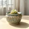 Vaso de Flor Carnuda Cerâmica Jardinagem Cerâmica Mini Novo Criativo Grés Casa Vintage Novo Vaso de Porcelana Vaso