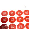 Etiquetas Adesivas de Sabor de Comida, Picante, Não Picante, Doce, Picante, Extra Picante, Salgado Adesivos de Vedação para Embalagem, Vários Estilos para Escolher