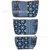 Bolsa de cosméticos mediana impermeable, estilo coreano, con estampado geométrico de dibujos animados y flores, bolsa de lavado portátil