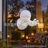 Ornamento Fantasma Espiando pela Janela Halloween Impresso em 3D Crânio de Resina Múmia Elfo Travesso Artesanato Decorativo