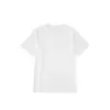 Camiseta blanca pura de manga corta para mujer, verano, color liso, básica, interior, algodón, manga media, top holgado, moda ins