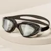 Gafas de natación HD antivaho impermeables de marco medio protección ocular profesional para mujer gafas de natación equipo profesional para natación de adultos para hombre