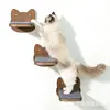 Marco de escalada para gatos de madera Nido para gatos montado en la pared Hábitat Combinación de pared Juguete de escalada para gatos Escaleras de pared Plataforma de salto para gatos