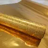 Pegatinas de fondo para nicho de Buda papel tapiz de pan de oro patrón de dragón pegatinas instantáneas papel tapiz dorado renovación pared adhesiva tirano oro cobre moneda cepillado