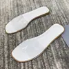 Sandalias Transparentes de Tacón Medio Versátiles de Tacón Alto Estilo Nuevo de Moda con Tira Única para Mujer Verano 2023 ins Chanclas de Suela Plana para Exteriores