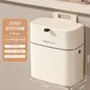 Bote de Basura Doméstico de Alta Gama de Gran Capacidad Cocina Gancho Adhesivo sin Marca Doble Uso Colgante Bote de Basura con Tapa