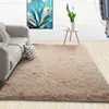 Alfombra de lana larga estilo europeo ins transfronteriza alfombra de dormitorio alfombra de casa tapete de piso terciopelo pv gris alfombra de piso completo para sala de estar mesa de centro