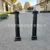 Coluna de Lingote de Ferro Fundido para Estrada Municipal de Guangzhou Coluna de Aviso Anticolisão de Ferro Fundido Duplamente Embutida Coluna de Parada para Calçada