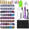 Suministro Especial Transfronterizo Kit Aplicador de Pedrería Hotfix Portátil Reparador de Pedrería Herramienta de Aplicación de Pedrería para Ropa Kit Fabricante Venta al por Mayor